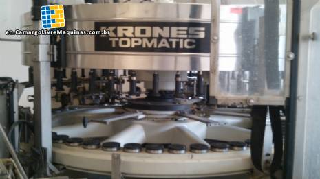 Labeler for glass bottles Topmatic Krones