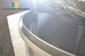 Stainless steel tank with cowles disc