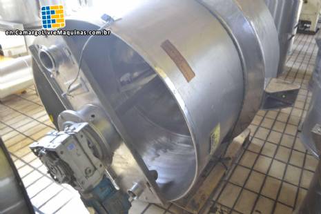 Steamer pot 1500 liters