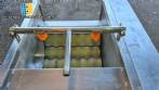 Washer and peeler for fresh fruits, vegetables, and tubers with abrasive brush rollers