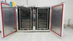 Stainless steel dehydrator oven with 120 trays.