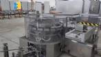 Rotary filling machine with sealer and depyrogenation and sterilization tunnel for injectable glass ampoules in 316L stainless steel Bausch with CFR 21