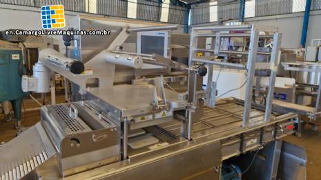 Multivac automatic stainless steel tray thermosealer packaging machine