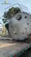 30,000 liter stainless steel storage tank with ladder