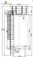 30,000 liter stainless steel storage tank with ladder