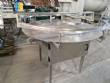 Masipack 1200 mm stainless steel rotating accumulator table