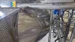 Stainless steel surge tank with agitator, 2000 liters.