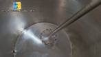 Electric stainless steel jacketed mixing tank