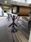 Conveyor belt with stainless steel side table