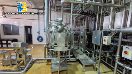 Production line for jams, sauces, toppings, and syrups, 450 tons.