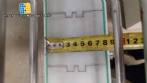 Linear filling machine with stainless steel threading machine 12 Narita nozzles