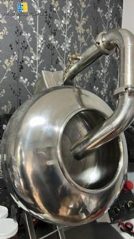 Stainless steel benchtop smooth coating pan, 5 liters, Quality brand, with inflator.