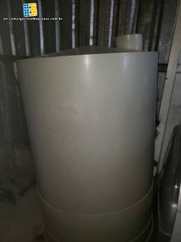 Grabe 2000 L industrial plastic tank made of polypropylene polymer
