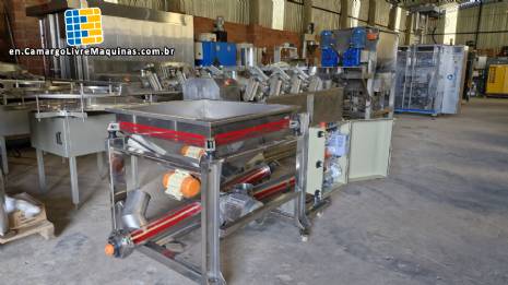 Maqinox stainless steel screw conveyor transfer silo