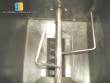Mixer in stainless steel with screw