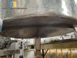 Stainless steel tank for storage and agitation, 2000 liters.
