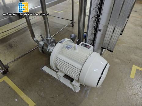 REX-III/II/K Meteor 40 HP stainless steel colloidal mill