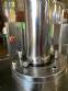 Gravimetric rotary filling machine in stainless steel with cabin