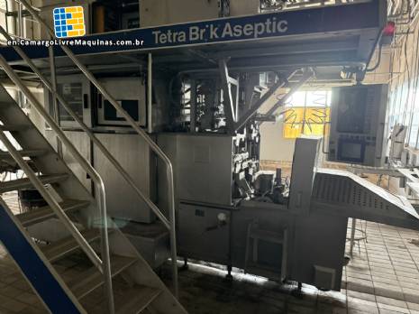 Tetra Pak TBA 8 aseptic filling machine for Tetra Brik carton packaging.