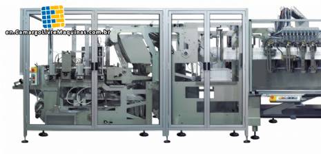 Forming and filling of brick pouch Volpak
