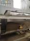 Stainless steel bagging storage silo with 2000 liter output screw conveyor