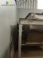 Stainless steel bagging storage silo with 2000 liter output screw conveyor