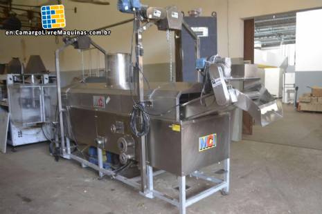 Continuous fryer 300 kg/hour MCI