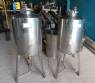 Stainless steel tank with 100 L capacity