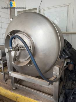 Ibrasmak 750 liter stainless steel massage tumbler for meat