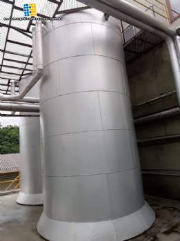 Jacketed tank for 40,000 liters