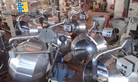 Drageadeiras set in stainless steel type 500 litres