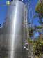 Vertical storage tank in AISI 304 stainless steel, 60,000 liters