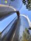 Vertical storage tank in AISI 304 stainless steel, 60,000 liters