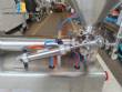 Stainless steel filling machine with 1 benchtop spout 100 ml to 1000 ml