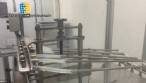 Linear filling machine with 7 filling nozzles
