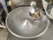 Stainless steel meat cutter processor with rotating knives