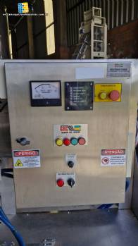 Automatic stainless steel induction lid sealer for GRC jars and bottles