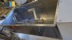 Horizontal paddle mixer in stainless steel, 200 liters, 2 HP.