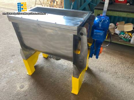 Bravaeco Horizontal stainless steel paddle mixer