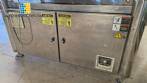 Automatic stainless steel labeling machine with two heads for Narita self-adhesive labels