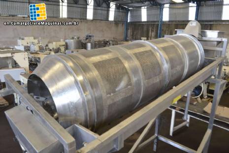 Rotary automatic corn huller