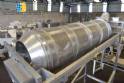 Rotary automatic corn huller