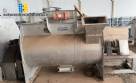 Coppi stainless steel paddle mixer for powders with chopper and side agitators.
