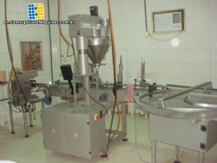 Line for filling powders in jars Masipack