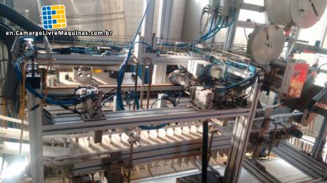 Machine for automatic application of clip strip Festo