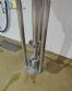 Stainless steel turbine agitator mixer, 25 HP