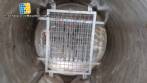 Stainless steel horizontal pressure vessel