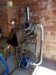 Rotary industrial roaster for roasting grains