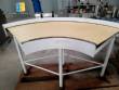 Curved mat