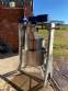 Stainless steel gas-powered tilting mixing tank, 300 liters.
